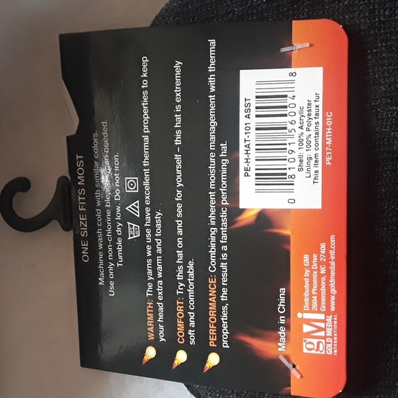 Polar Extreme Insulated Thermal Hat. OS Charcoal - Picture 3 of 5